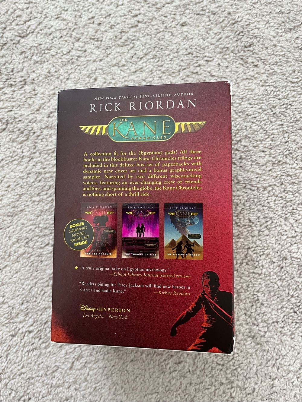Disney Rick Riordan Kane Chronicles Box Set - Egyptian Mythology - Picture 14 of 15